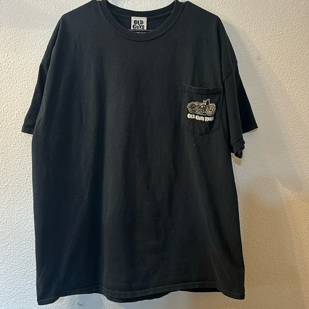 Old Guys Rule graphic motorcycle tee size 2XL